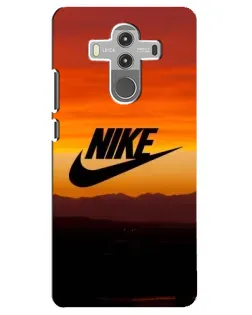 Чехол для Huawei Mate 10 Pro с картинкой «Nike — вечерний горизонт»
