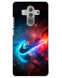Чехол для Huawei Mate 10 Pro с картинкой «Огненный логотип Nike»