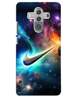 Чехол для Huawei Mate 10 Pro с картинкой «Космический Nike Swoosh»