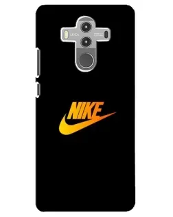 Чехол для Huawei Mate 10 Pro с картинкой «Золотой логотип Nike»