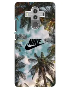 Чехол для Huawei Mate 10 Pro с картинкой «Тропический принт Nike»