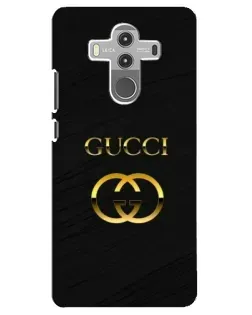 Чохол для Huawei Mate 10 Pro з картинкою «Золотий логотип Gucci»