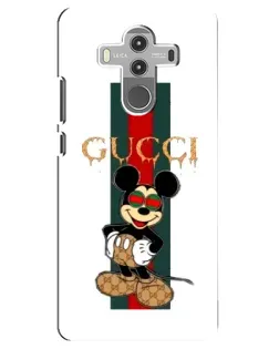 Чохол для Huawei Mate 10 Pro з картинкою «Міккі Маус Gucci — смуги»