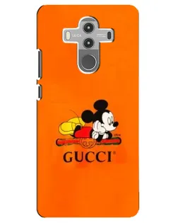 Чохол для Huawei Mate 10 Pro з картинкою «Міккі Маус Gucci — помаранч»