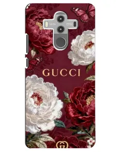 Чохол для Huawei Mate 10 Pro з картинкою «Gucci — бордові троянди»