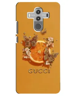 Чохол для Huawei Mate 10 Pro з картинкою «Gucci — золоті метелики»