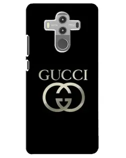 Чохол для Huawei Mate 10 Pro з картинкою «Gucci — золото на чорному»