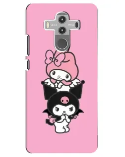 Чехол для Huawei Mate 10 Pro с картинкой «My Melody и Kuromi» Чехол для Huawei Mate 10 Pro с картинкой «My Melody и Kuromi»