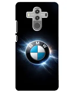 Чохол для Huawei Mate 10 Pro з картинкою «BMW — неонове сяйво»