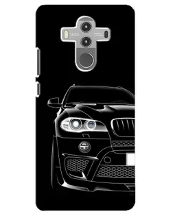 Чехол для Huawei Mate 10 Pro с картинкой «Темный силуэт BMW»