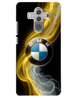 Чехол для Huawei Mate 10 Pro с картинкой «Золотистый дым BMW»