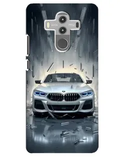 Чехол для Huawei Mate 10 Pro с картинкой «BMW в свете фар»