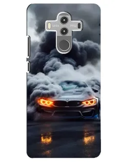 Чехол для Huawei Mate 10 Pro с картинкой «BMW в дыму»
