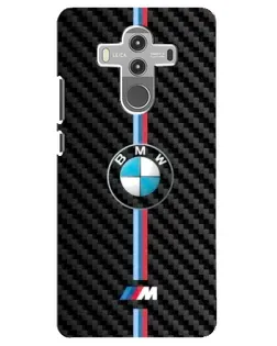 Чехол для Huawei Mate 10 Pro с картинкой «Эмблема BMW и карбон»