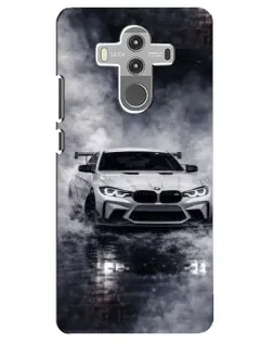 Чехол для Huawei Mate 10 Pro с картинкой «BMW сквозь туман»