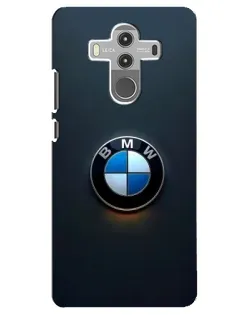 Чехол для Huawei Mate 10 Pro с картинкой «Логотип BMW — минимализм»