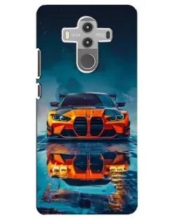 Чехол для Huawei Mate 10 Pro с картинкой «BMW — золотая эмблема»