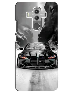 Чехол для Huawei Mate 10 Pro с картинкой «BMW — акварельный дрифт»