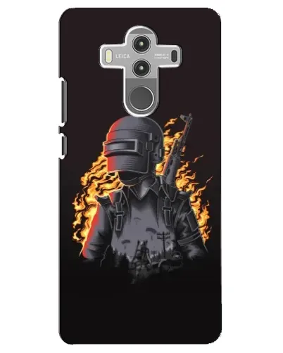 Чехол для Huawei Mate 10 Pro с картинкой «PUBG — огненный силуэт» Чехол для Huawei Mate 10 Pro с картинкой «PUBG — огненный силуэт»