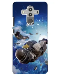 Чохол для Huawei Mate 10 Pro з картинкою «Десант PUBG — стрибок»
