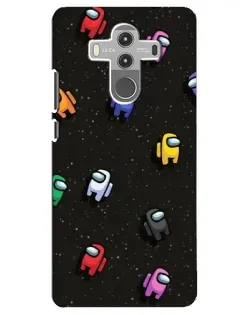 Чехол для Huawei Mate 10 Pro с картинкой «Космический паттерн Among Us»
