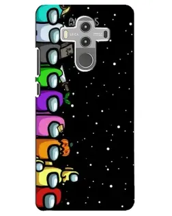 Чехол для Huawei Mate 10 Pro с картинкой «Команда Among Us»