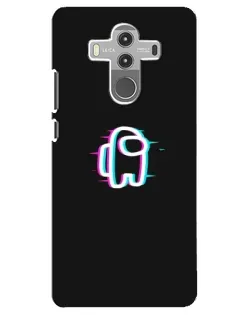 Чехол для Huawei Mate 10 Pro с картинкой «Among Us неон»
