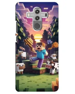 Чехол для Huawei Mate 10 Pro с картинкой «Стив на ферме»