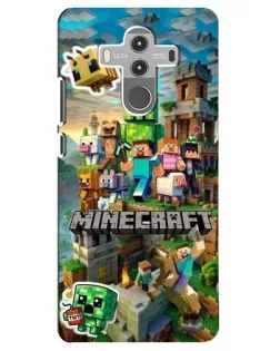 Чехол для Huawei Mate 10 Pro с картинкой «Замок Minecraft»