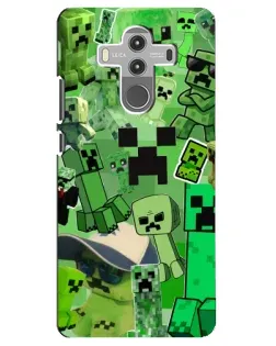 Чехол для Huawei Mate 10 Pro с картинкой «Криперы Minecraft»
