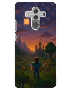 Чехол для Huawei Mate 10 Pro с картинкой «Стив у башни» Чехол для Huawei Mate 10 Pro с картинкой «Стив у башни»