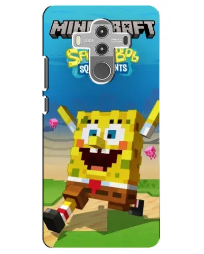 Чехол для Huawei Mate 10 Pro с картинкой «Губка Боб Minecraft» Чехол для Huawei Mate 10 Pro с картинкой «Губка Боб Minecraft»