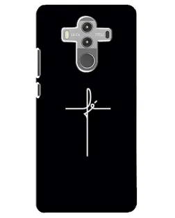 Чехол для Huawei Mate 10 Pro с картинкой «Тонкий крест»