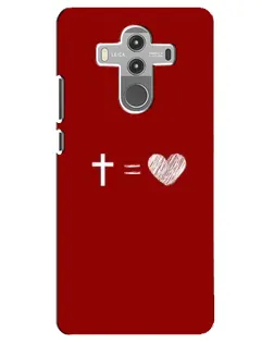 Чехол для Huawei Mate 10 Pro с картинкой «Уравнение любви»