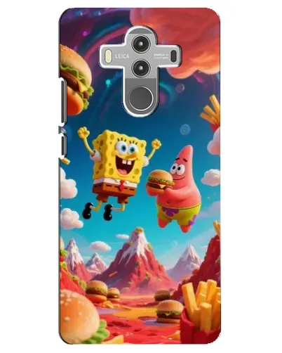 Чехол для Huawei Mate 10 Pro с картинкой «Космический фастфуд»