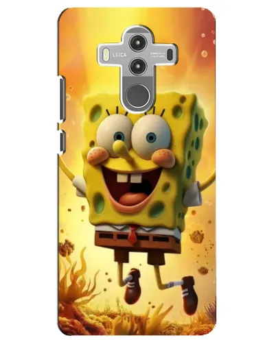 Чехол для Huawei Mate 10 Pro с картинкой «Губка Боб прыгает»