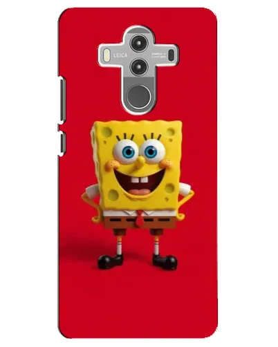 Чехол для Huawei Mate 10 Pro с картинкой «Спанч Боб на красном»