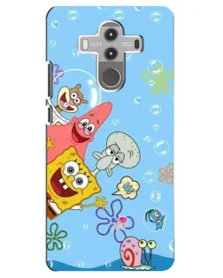 Чехол для Huawei Mate 10 Pro с картинкой «Веселые пузырьки»