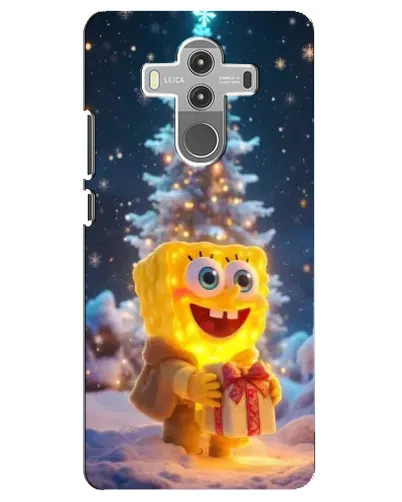 Чехол для Huawei Mate 10 Pro с картинкой «Рождественский Спанч Боб»