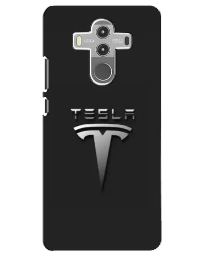 Чехол для Huawei Mate 10 Pro с картинкой «Стальной логотип Tesla» Чехол для Huawei Mate 10 Pro с картинкой «Стальной логотип Tesla»