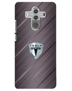 Чохол для Huawei Mate 10 Pro з картинкою «Металева текстура Tesla»