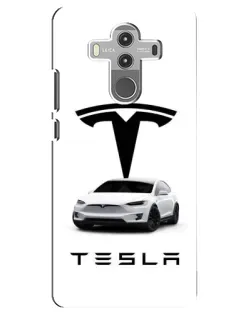 Чохол для Huawei Mate 10 Pro з картинкою «Tesla White Style»