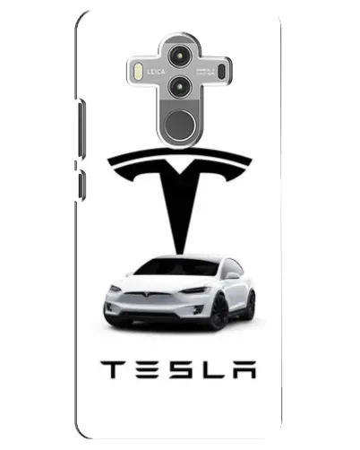Чехол для Huawei Mate 10 Pro с картинкой «Tesla White Style» Чехол для Huawei Mate 10 Pro с картинкой «Tesla White Style»