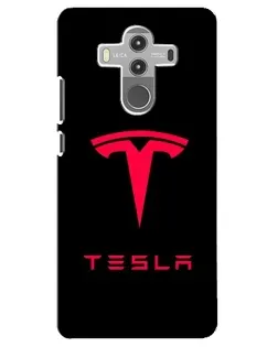 Чохол для Huawei Mate 10 Pro з картинкою «Tesla Red Logo»