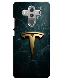 Чохол для Huawei Mate 10 Pro з картинкою «Мармурова Tesla Gold»