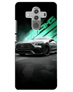 Чехол для Huawei Mate 10 Pro с картинкой «Темный Mercedes AMG»