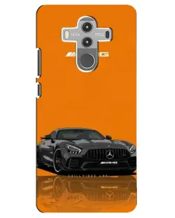 Чехол для Huawei Mate 10 Pro с картинкой «Оранжевый Mercedes AMG»