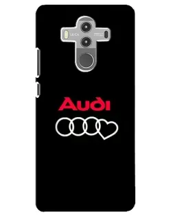 Чохол для Huawei Mate 10 Pro з картинкою «Логотип Audi Heart»