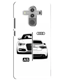 Чохол для Huawei Mate 10 Pro з картинкою «Audi — контрастний дизайн»