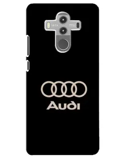 Чохол для Huawei Mate 10 Pro з картинкою «Audi — золотий логотип»